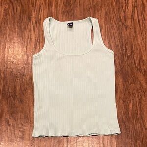 Gap light blue ribbed tank top